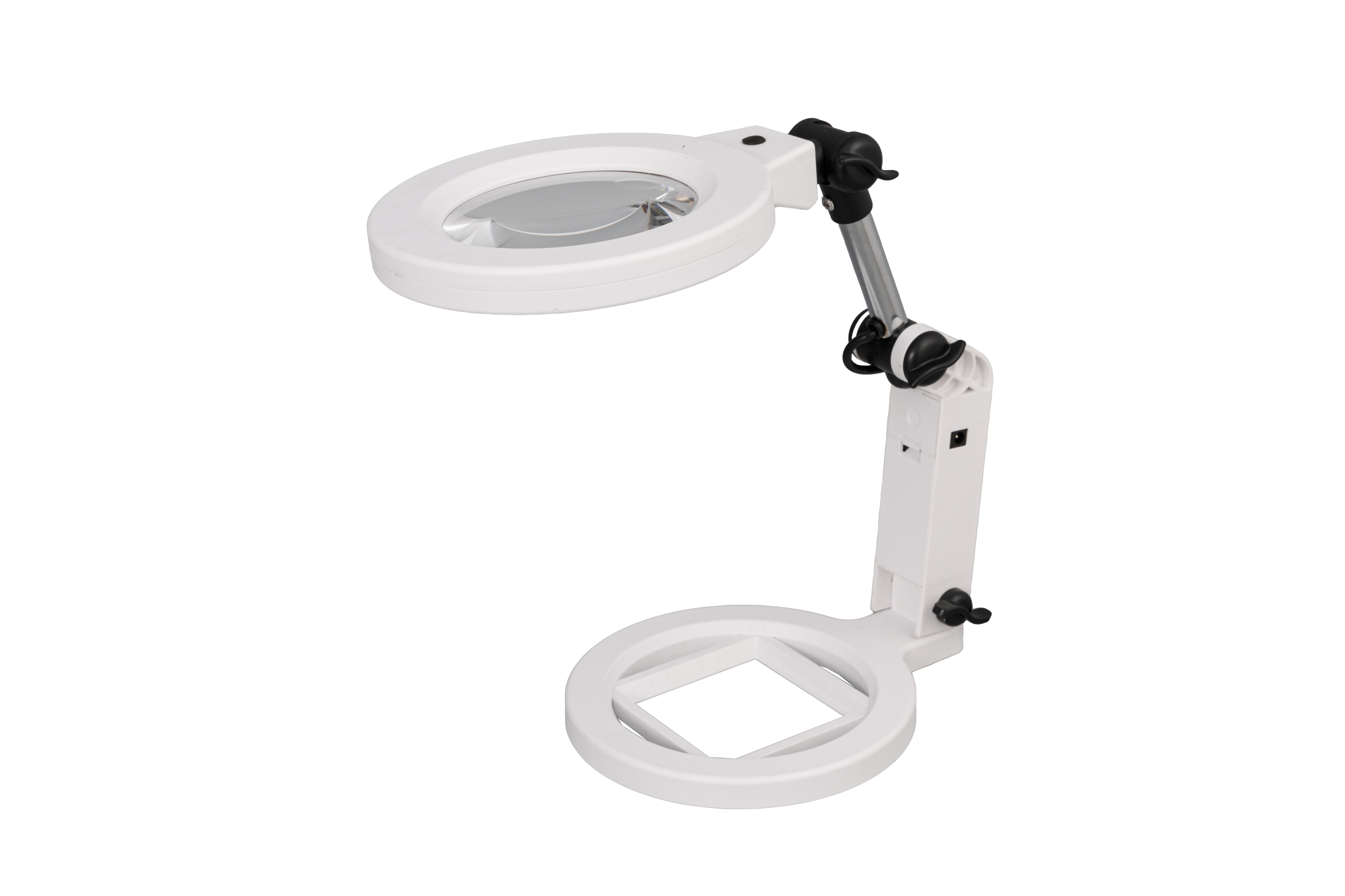 130mm Big Lens USB Cable Table Magnifier LED Light Desktop Magnifying Glass  - China Magnifier, Magnifying Glass