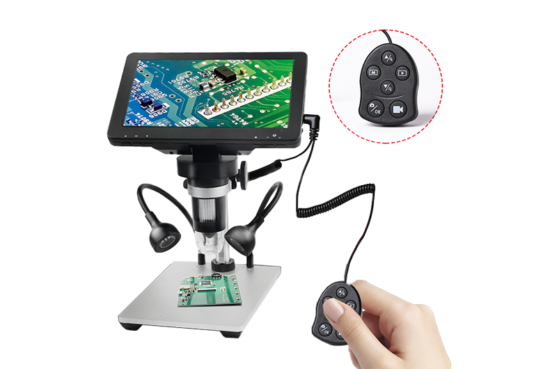 New 7-inch HD digital microscope industrial maintenance microscope WiFi microscope 03