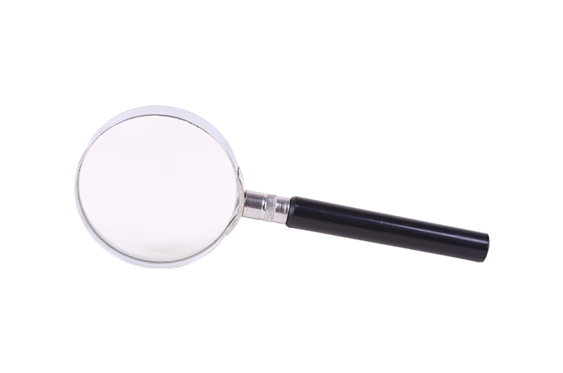 half metal frame glass lens  Learning Science Educational Magnifier 03