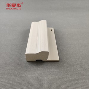 Hot sale indoor wpc nail fin wpc door frame moisture proof wooden grain nail fin decoration material