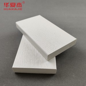 New design wpc door frame WPC architraves wood grain coining wpc baseboard indoor decoration