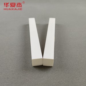 Wholesale high quality Blind Stop White Vinyl 8FT PVC Moulding indoor / outdoor mould