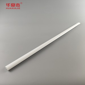 Hot sale PVC moulding white 3/4 x 3/4 cove profile pvc for home interior and exterior decoration