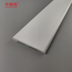 High quality white pvc 3/4 x 3/4 outside corner pvc trim and mouldings for bathroom decoration