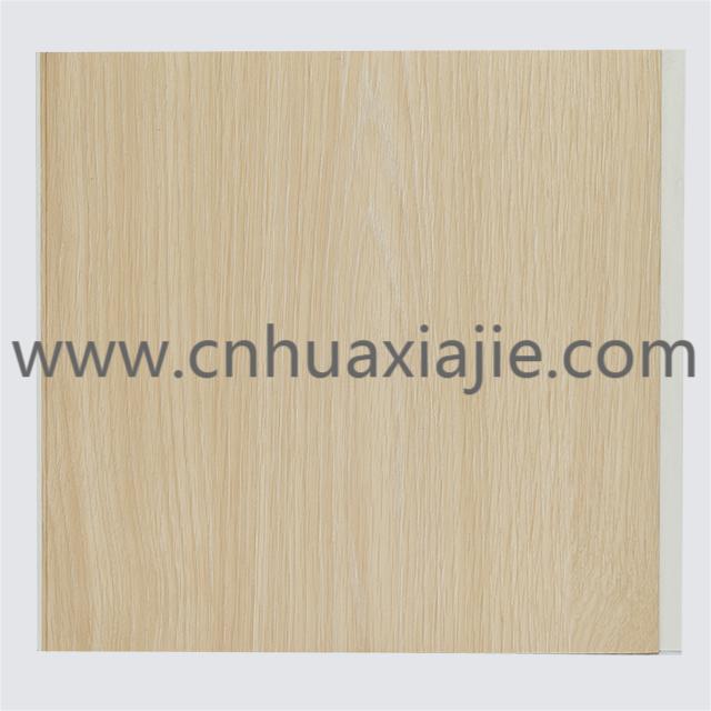 2020 wholesale price Garage Slatwall - Wholesale Interior wooden color decorative Pvc Wall Panel With Fireproof – Huaxiajie