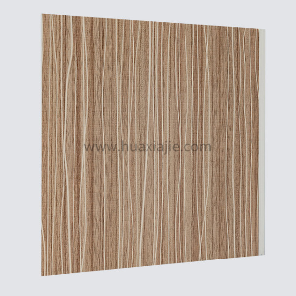 New Arrival China Upvc Paneling - Hot Stamping UPVC Paneling Laminated PVC Panels for Bathroom – Huaxiajie