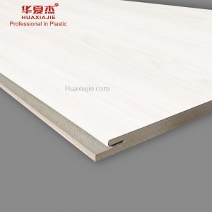 China factory Green Building Material 2800*600*9mm laminated wpc exterior wall cladding for Indoor Decor