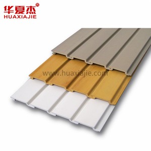 1.22m / 2.44m PVC Foam Slatwall Panel garage wall systems