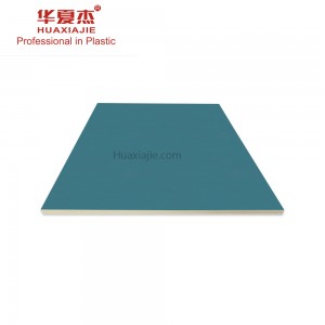 Wholesale Wall Decoration Fashion Peacock blue foam pvc board sheet  for Home Interior