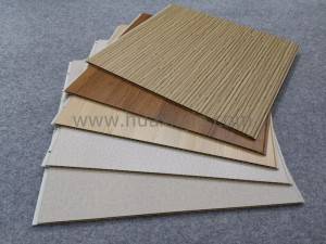 600mm*9mm decorative wpc wall panels pvc decorative wall board for home or hotel