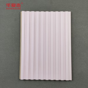 wholesale wpc fluted wall panel new design pink decoration wall panel for home material