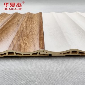 U-Shaped wood grain wpc panel for wall decoration waterproof interior wpc wall cladding