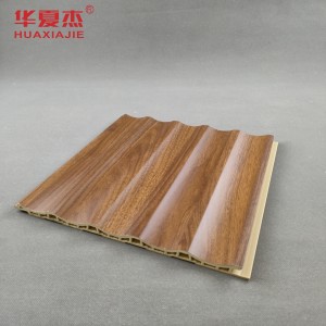 Wooden grain pvc wpc wall panels interior decoration wall wpc panels