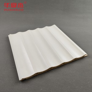 Easy install wpc fluted wall panel laminated wpc panels for decoration