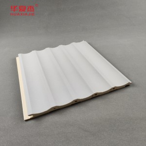 Wholesale factory price grey wpc wall panel indoor and outdoor decoration u-shaped wall panel