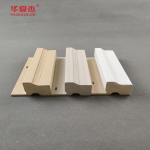 Factory direct sale wpc door frame moulds high quality wpc nail fin indoor decoration