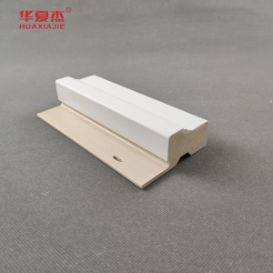 Factory direct sale wpc door frame moulds high quality wpc nail fin indoor decoration