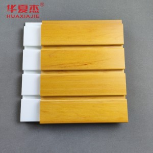 Factory direct sales pvc slatwall panel pvc garage wall panel for indoor and outdoor decoration