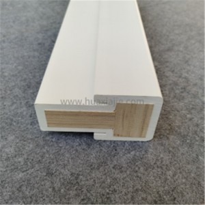 China Cheap price Wood Plastic Composite Door Frame - Solid WPC PVC door frame WPC Door jamb – Huaxiajie
