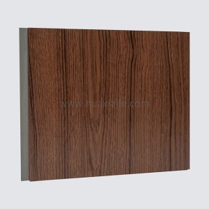 Wood grain style PVC ceiling and wall panels Laminated UPVC panel for home decoration