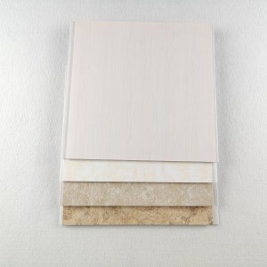 Waterproof cheap Laminated  False pvc ceiling panel  Moulding Panel price for Decoration
