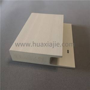 Good Quality WPC Door Frame - Waterproof Woodgrain WPC Door Jamb PVC Door Frame – Huaxiajie
