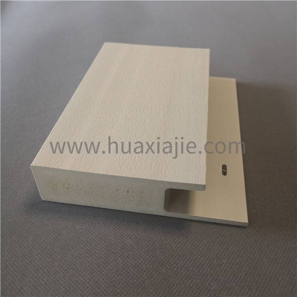 2020 High quality Waterproof Wood Grain WPC Door Frame – Waterproof Woodgrain WPC Door Jamb PVC Door Frame – Huaxiajie