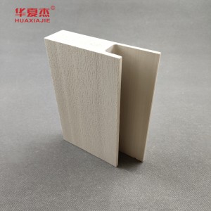 High quality wpc flat casing wpc door frame waterproof wooden grain wpc moulding