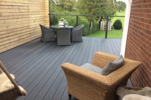 Wood Plastic Composite Decking for Outdoor Space WPC Co-extruded decking board long life time for distributors importers