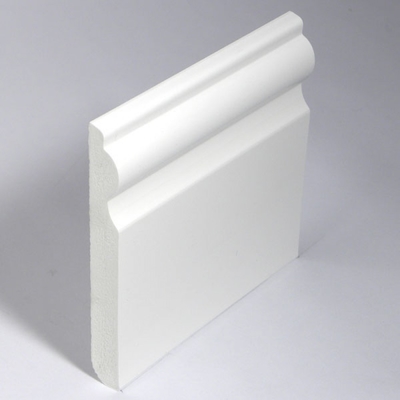 Professional China Melamine Slot Board - Wall Skirting Vinyl PVC Trim Board 95mm X 12mm X 5m Plastic – Huaxiajie
