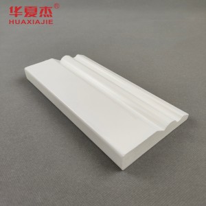 Durable pvc skirting board pvc moulding interior and exterior decoration material
