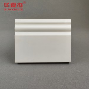 Durable pvc skirting board pvc moulding interior and exterior decoration material