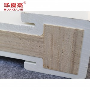 wholesale wooden grains LVL reinforce WPC mullpost WPC door frame home/office decoration material