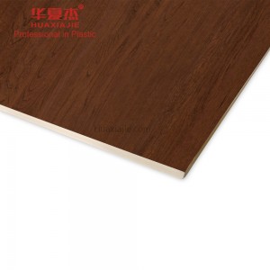 Factory Direct Supply High gloss High polymer laminating pvc trim board for indoor decoration