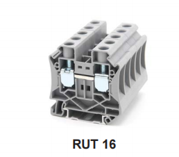 Bloque de terminales de conexión de tipo universal RUT16
