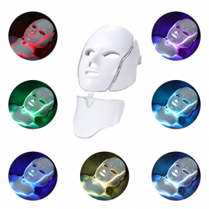 Multi-functional PDT LED Light Face Mask For Healthy Skin Rejuvenation, 7 Colors Mask Beauty LED Beauty Skin Device