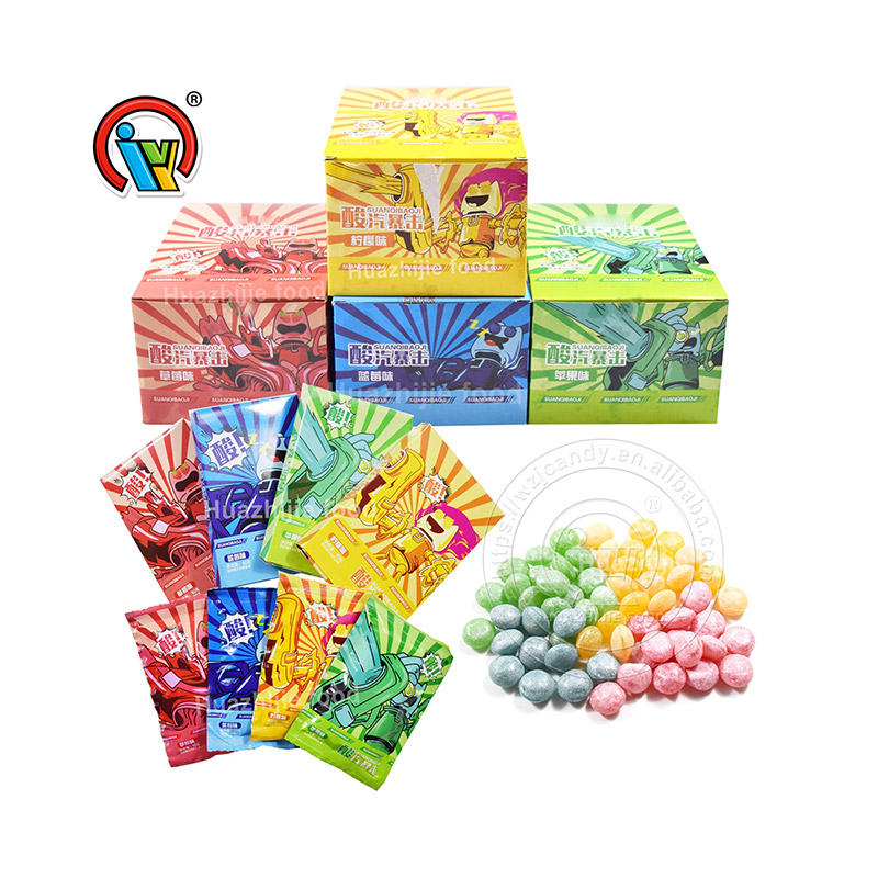 China supplier fruit flavor sour hard candy