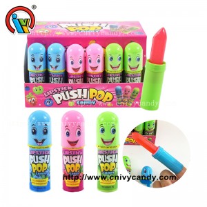 Lipstick push pop finger lollipop kandju