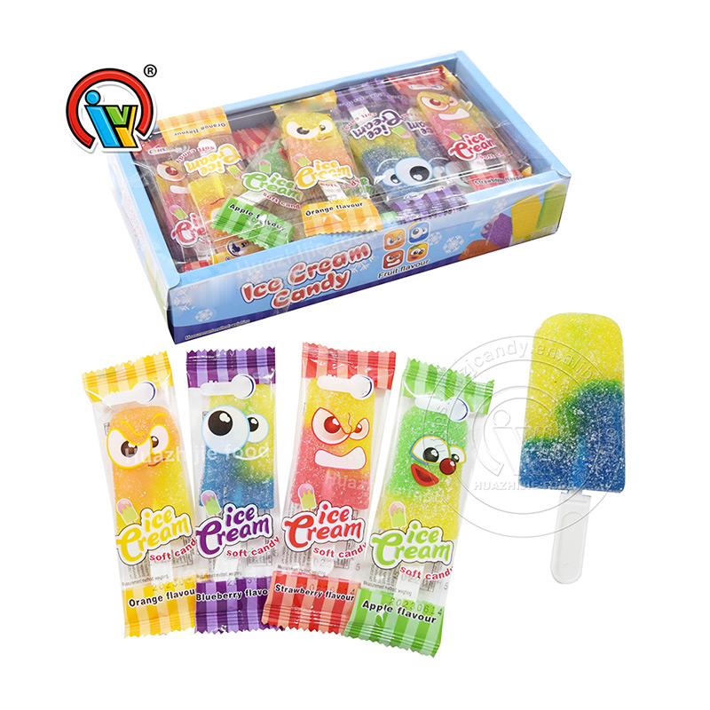 Halal ice cream zoo li gummy lollipop khoom qab zib