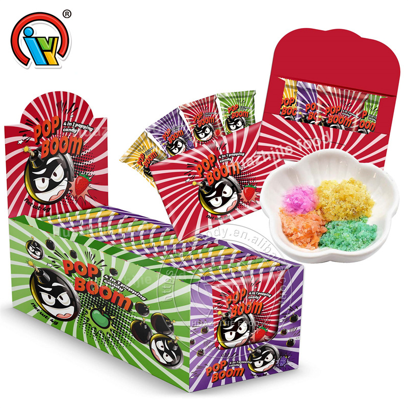 Beautiful design 4 in 1 pop popping candy supplier