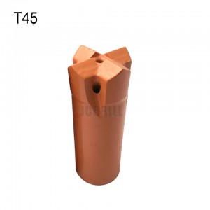 T45 Quarry Rock Drilling Tools Tungsten Carbide Threaded Cross Type Drill Bits Retr actable Dril Bit For Mining Marble