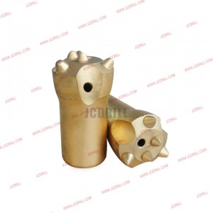 R32-102mm Thread Button Bit Bench Drilling , Hard Rock Tools Long Life Time