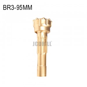 DTH Drilling Rig Tools for Middle Pressure Rock Button Bits DTH Hammer Bit