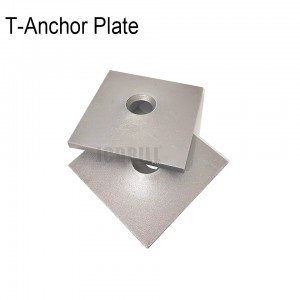 JCDRILL anchor plate for soil nailing piling self drilling anchor bolts stainless steel ground anchors plate