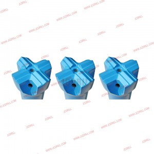 Small Hole Drilling Tools R25-51mm Threaded Cross Bits For Underground Coal Mining