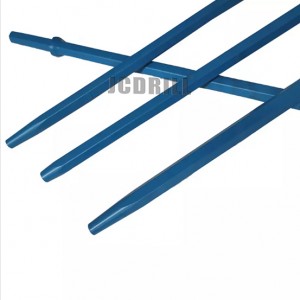 600mm to 6000mm Hex Tapered Tools Tapered Drill Rod for Quarrying