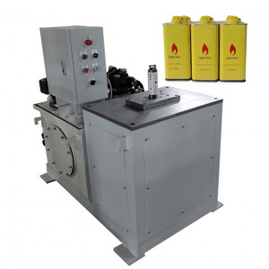 Lighter fluid can semi-automatic production line