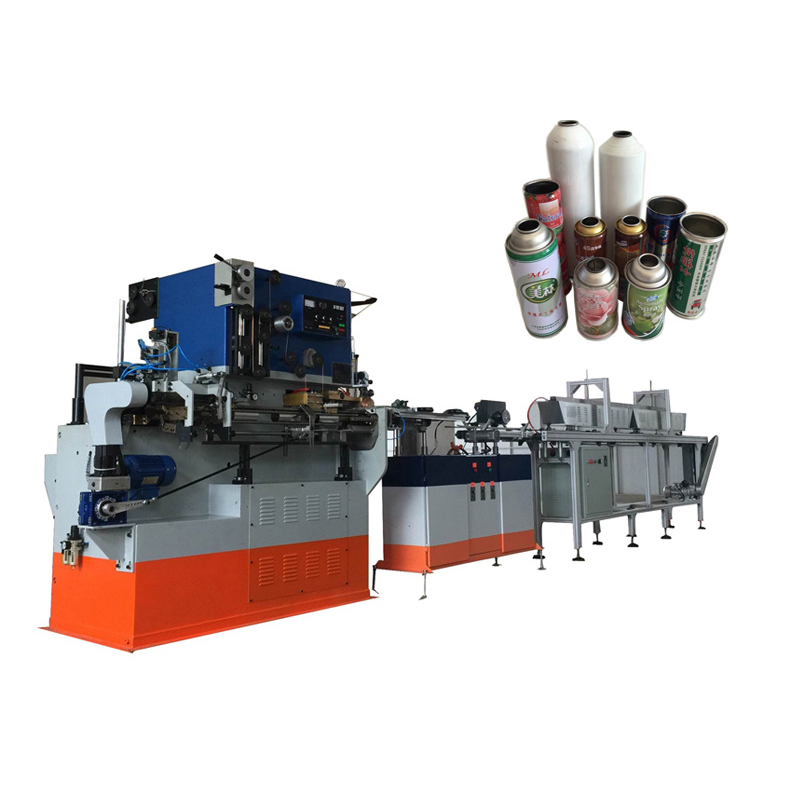 Online Exporter Cigarettes Box Machine - Aerosol spray can automatic production line – Gaoxin