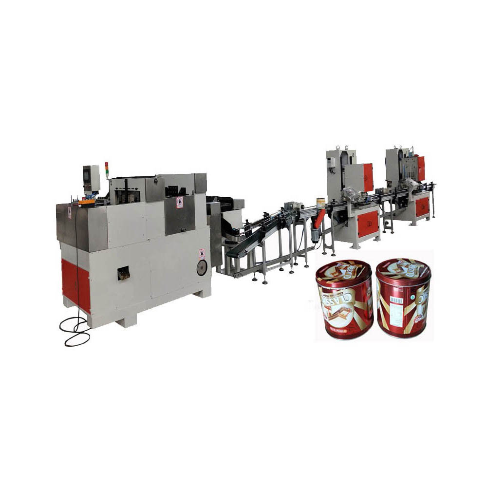 Professional China Aluminum Cap Making Machine - Round tea/gift can and other cans automatic line – Gaoxin