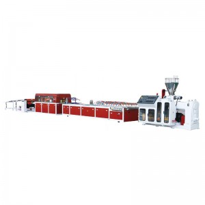 Wholesale China PVC Profile Extrusion line Factory Quotes –  PVC Wood-Plastic Quick Assembling Wall Panel Extrusion Line  – JWELL